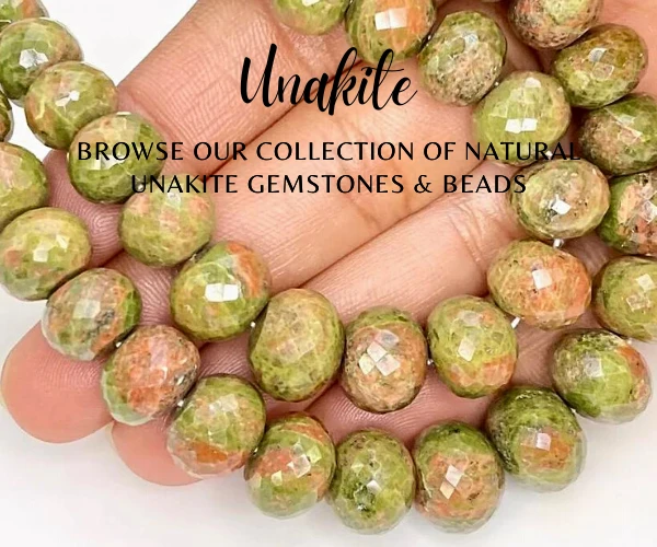 Shop Natural Unakite Gemstones & Beads